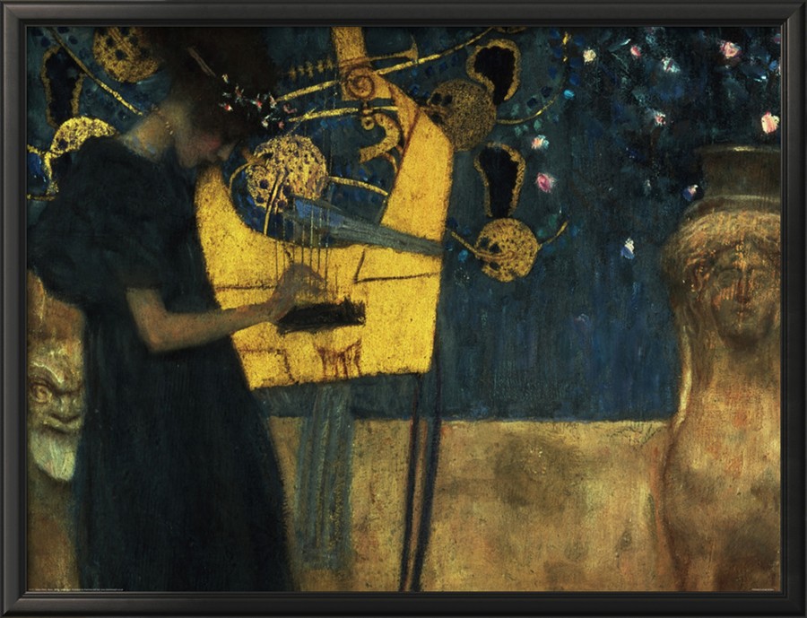 Musique, 1895 - Gustav Klimt Paintings